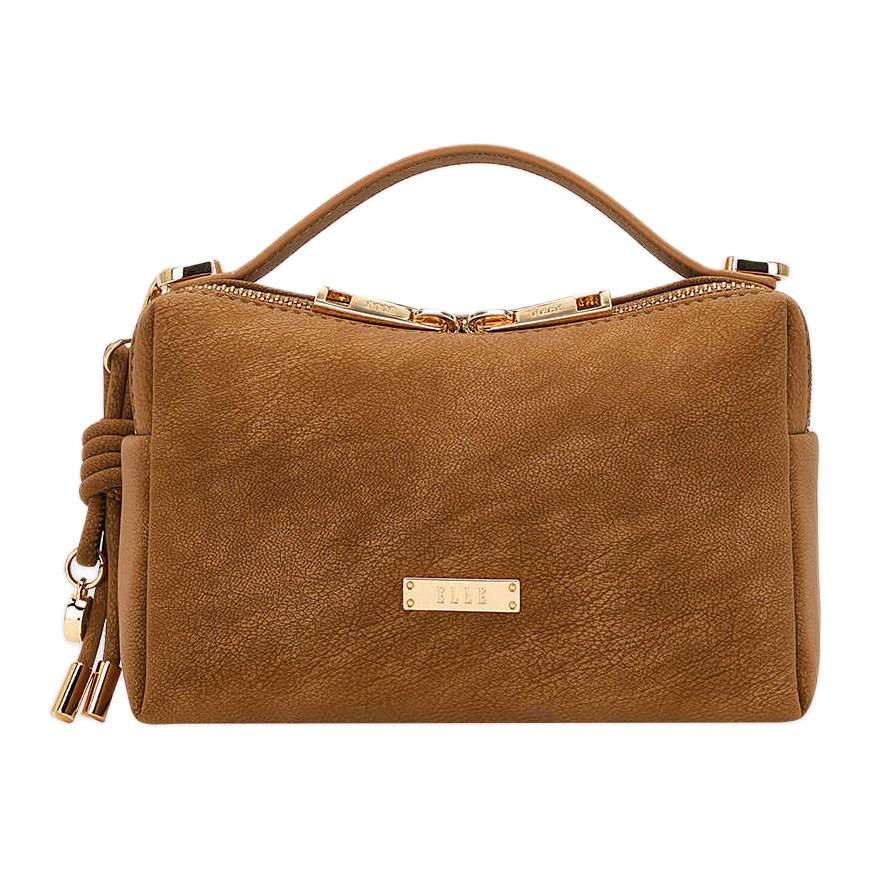 ELLE Сумка-подушка из ткани и искусственной кожи для женщин Ebony Brown/Warm Camel Brown
ELLE Сумка-подушка из ткани и искусственной кожи для женщин Ebony Brown/Warm Camel Brown