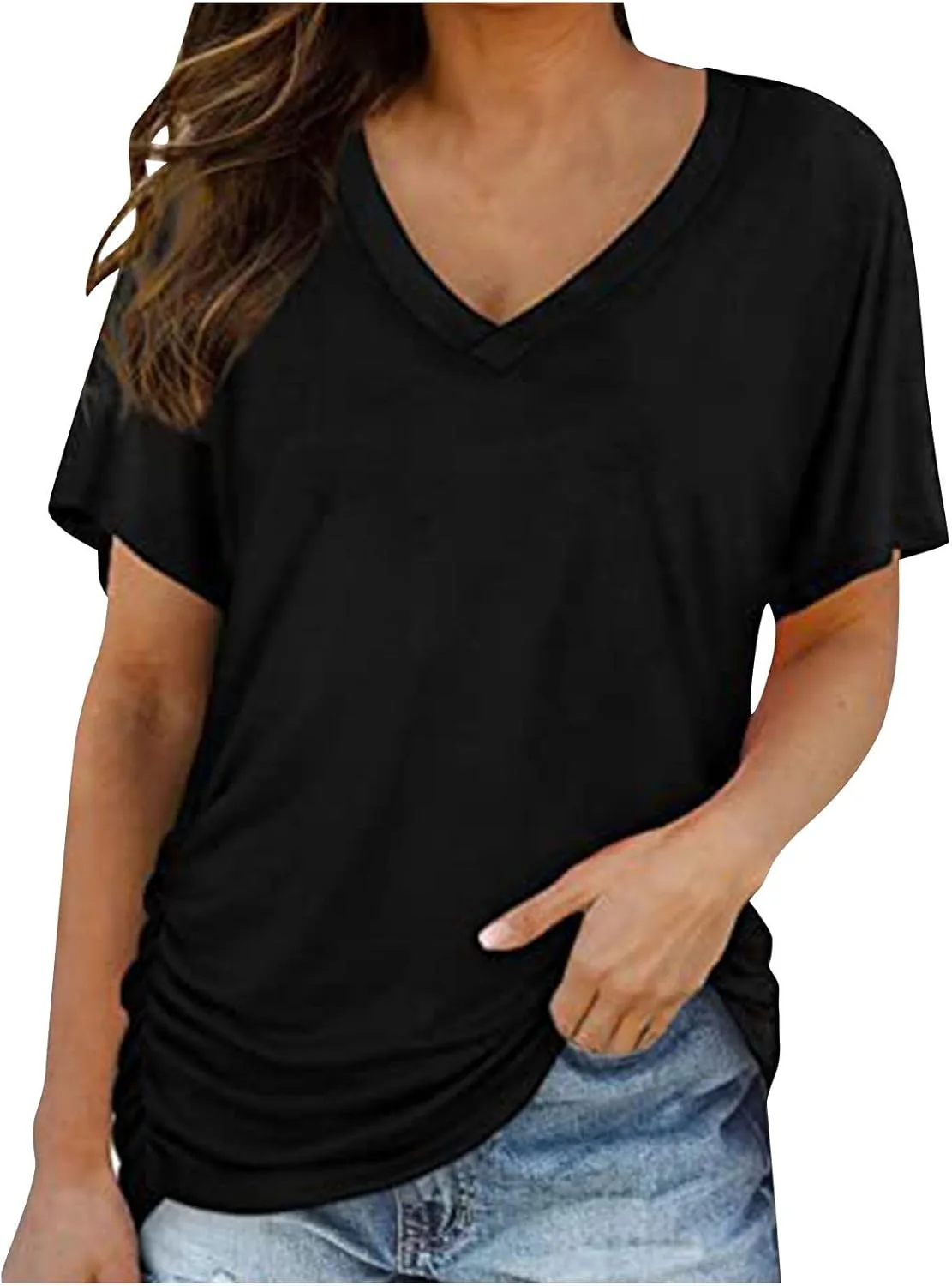 Повседневный топик с V-образным вырезом для женщин Plus Size Floleo
Повседневный топик с V-образным вырезом для женщин Plus Size Floleo