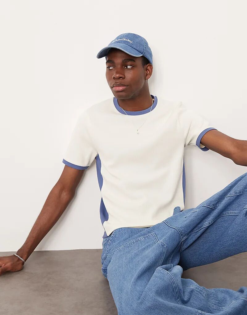 Футболка ASOS DESIGN Muscle Fit с контрастными боковыми вставками бежевого цвета в рубчик
Футболка ASOS DESIGN Muscle Fit с контрастными боковыми вставками бежевого цвета в рубчик