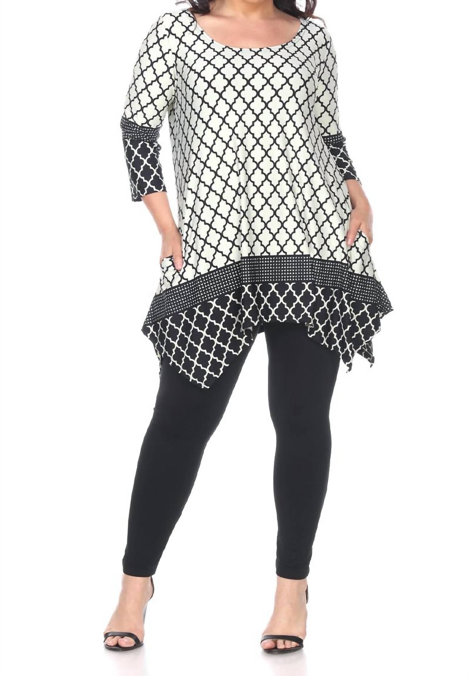 Туника Aicha большого размера белого цвета White Mark
Туника Aicha большого размера белого цвета White Mark