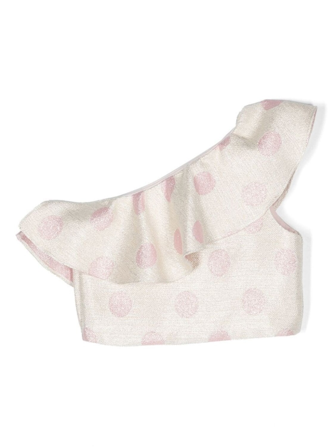 La Stupenderia топ на одно плечо с оборками, нейтральный цвет
La Stupenderia топ на одно плечо с оборками, нейтральный цвет