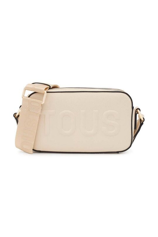 Сумка кросс-боди Tous с логотипом, бежевый
Сумка кросс-боди Tous с логотипом, бежевый