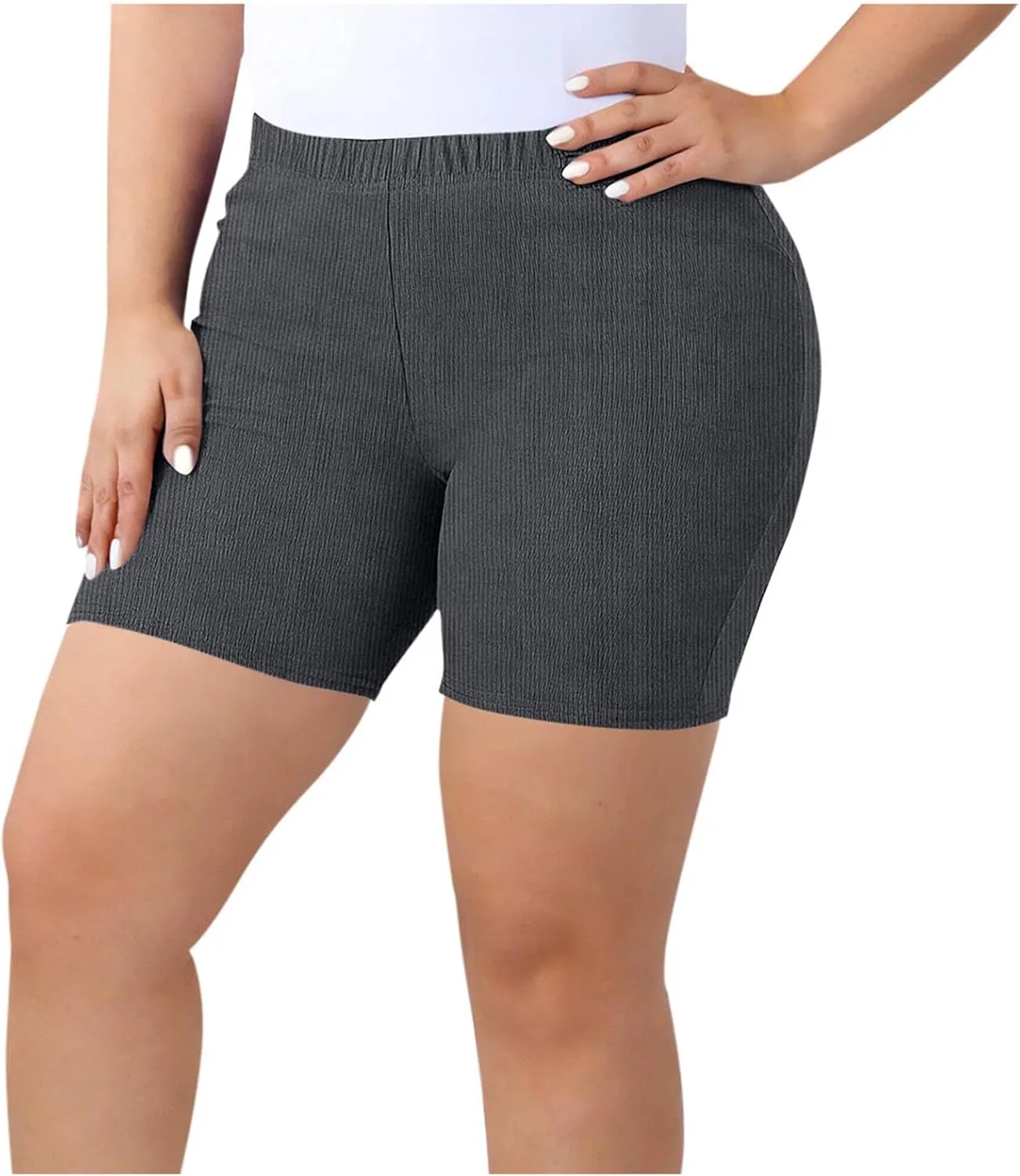 Женские шорты для йоги 3" Plus Size с эластичным поясом
Женские шорты для йоги 3" Plus Size с эластичным поясом