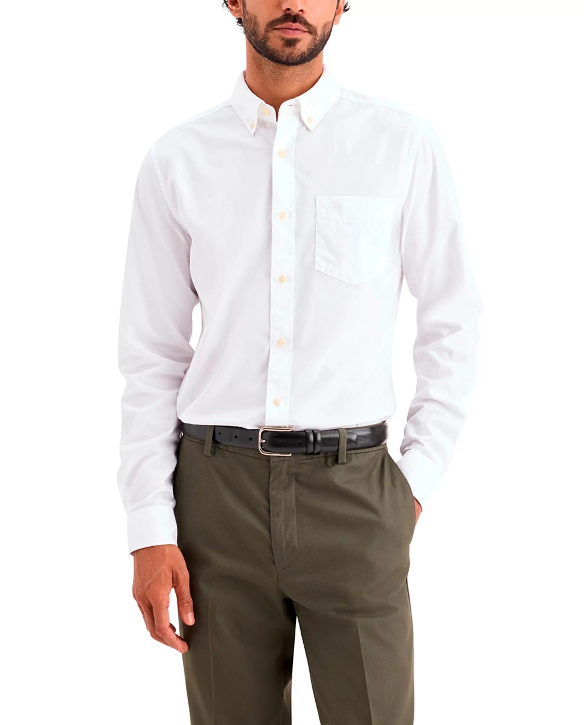 Мужская рубашка антипятно, не требует глажки Dockers, белый
Мужская рубашка антипятно, не требует глажки Dockers, белый