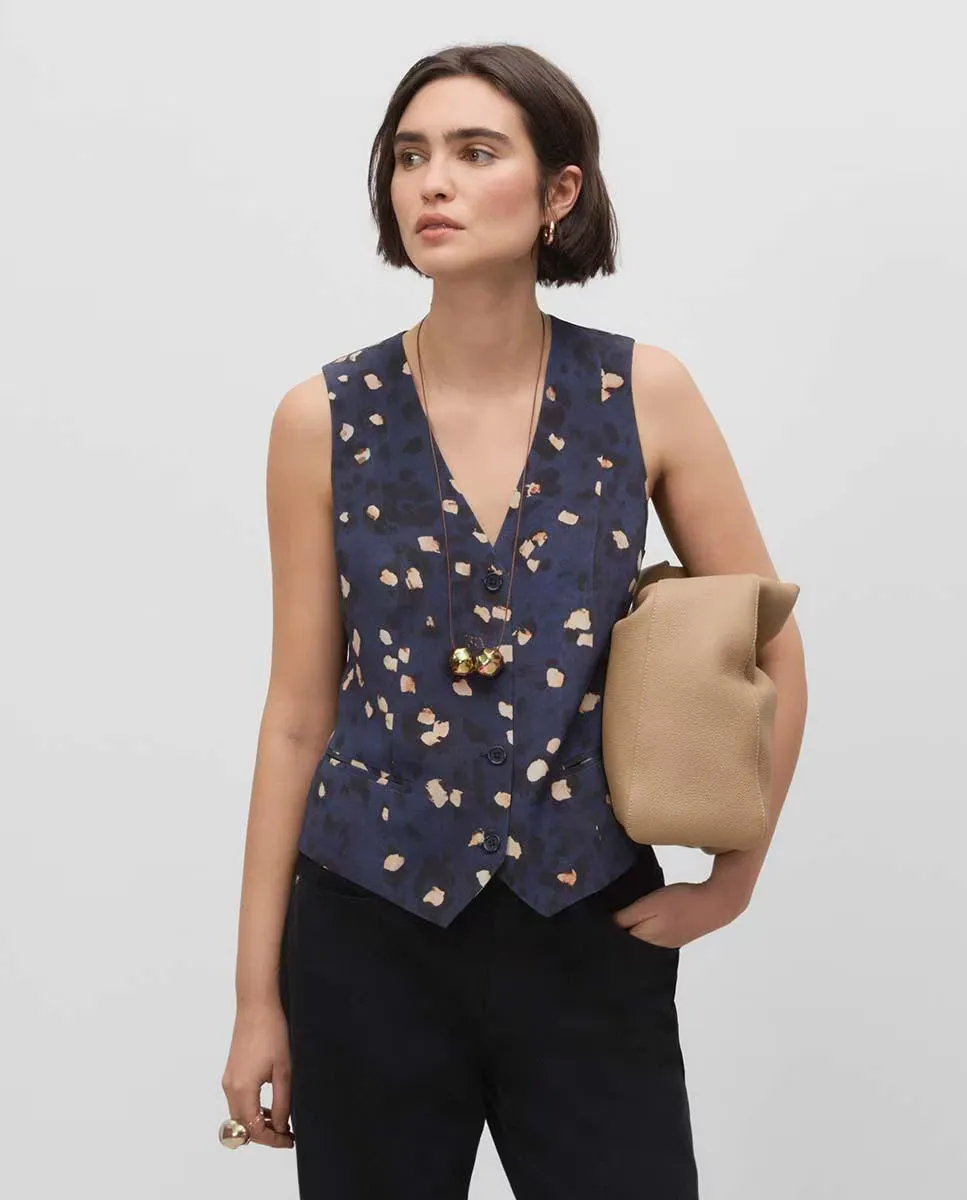 Женский жилет с принтом Simorra, тёмно-синий
Женский жилет с принтом Simorra, тёмно-синий