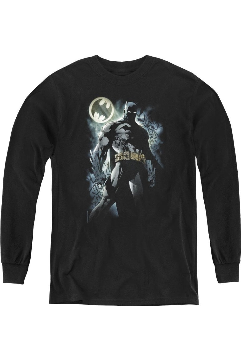 Футболка с длинным рукавом Batman The Knight для подростков Gildan, черный
Футболка с длинным рукавом Batman The Knight для подростков Gildan, черный