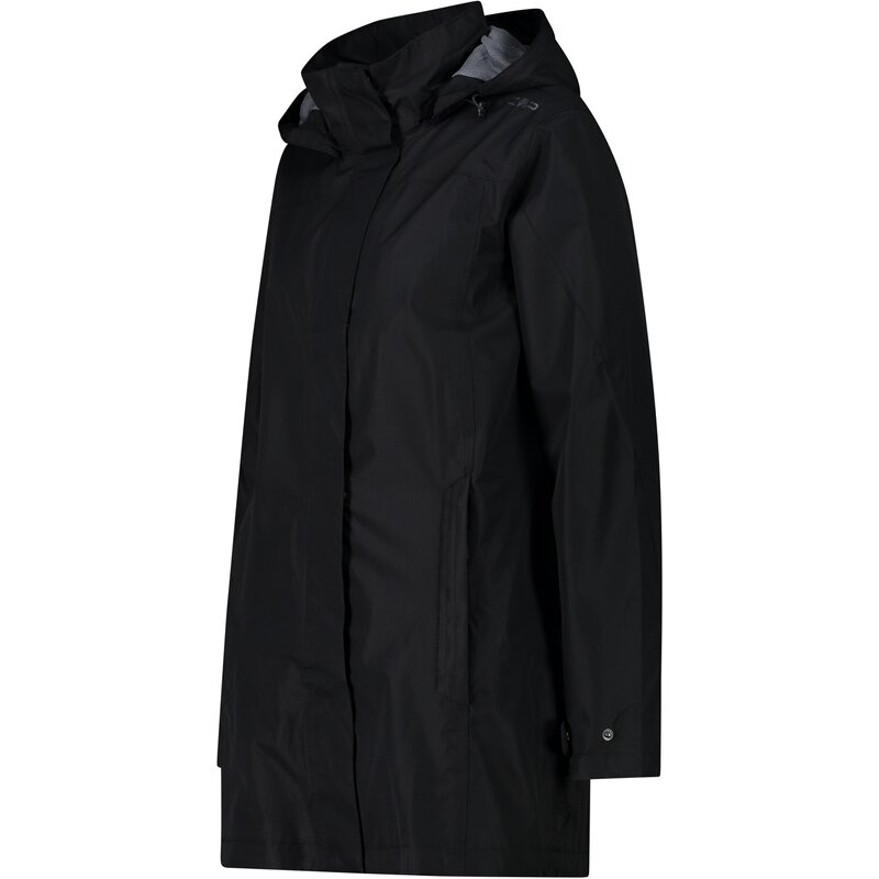 Женская куртка-дождевик с капюшоном на кнопках Cmp, цвет nero
Женская куртка-дождевик с капюшоном на кнопках Cmp, цвет nero