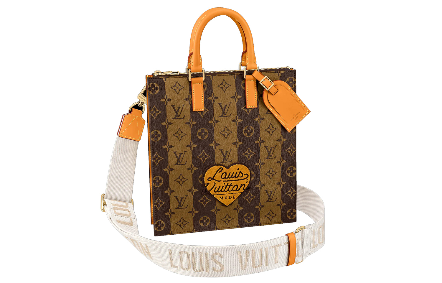 X Nigo Sac Plat Cross Monogram Stripes Brown LOUIS VUITTON
X Nigo Sac Plat Cross Monogram Stripes Brown LOUIS VUITTON