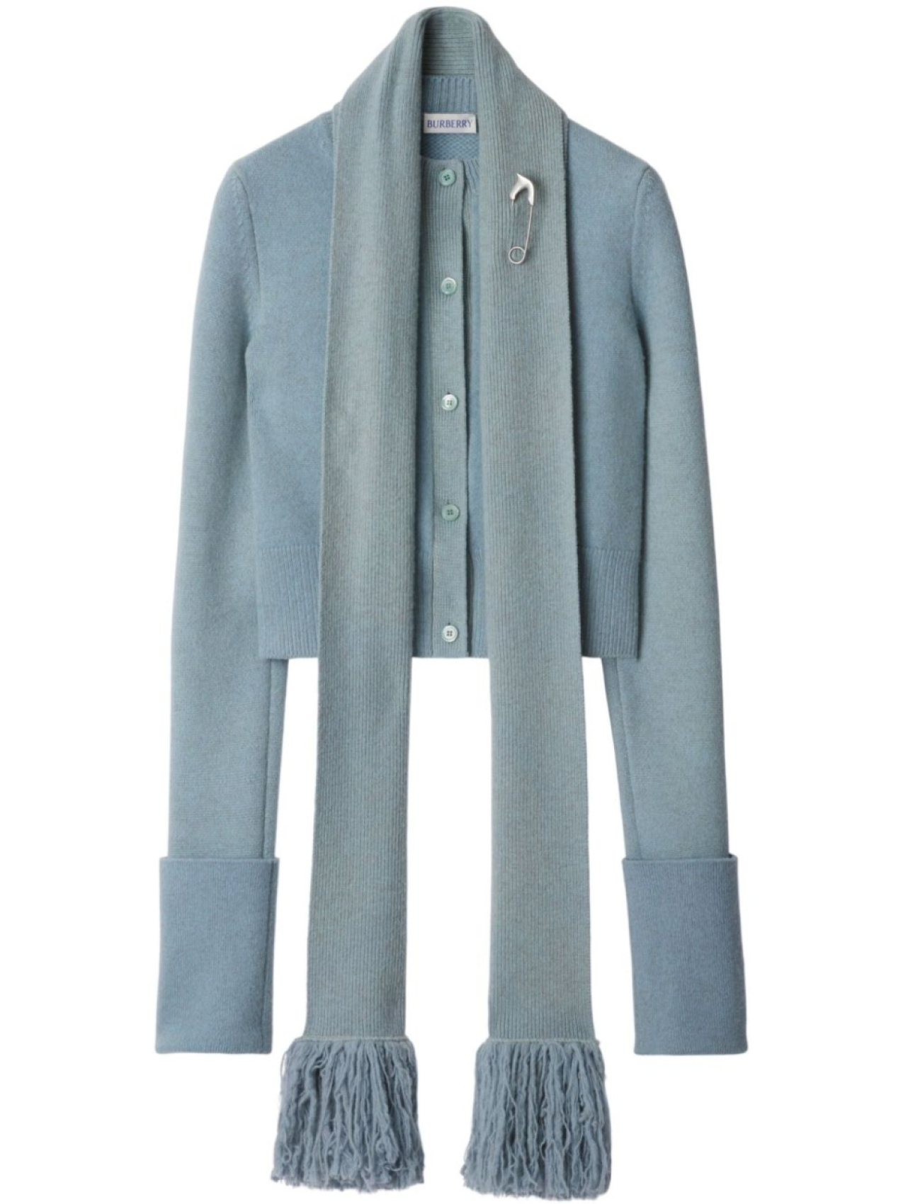 Кардиган Burberry с шарфом, синий
Кардиган Burberry с шарфом, синий