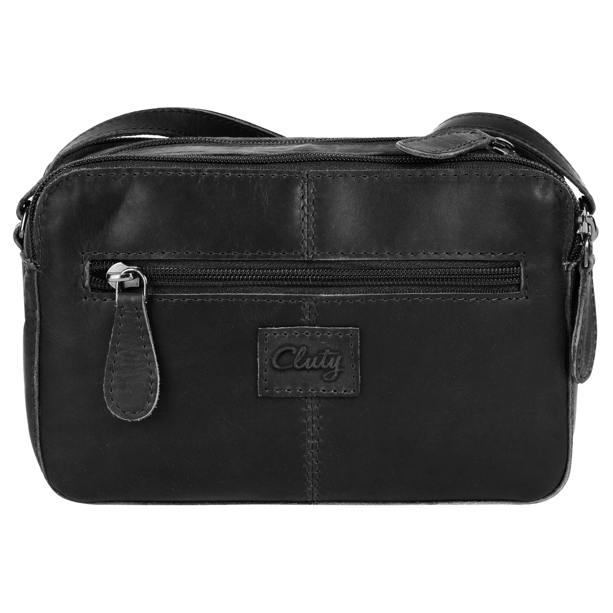 Сумка через плечо Cluty, натуральная кожа, черный
Сумка через плечо Cluty, натуральная кожа, черный