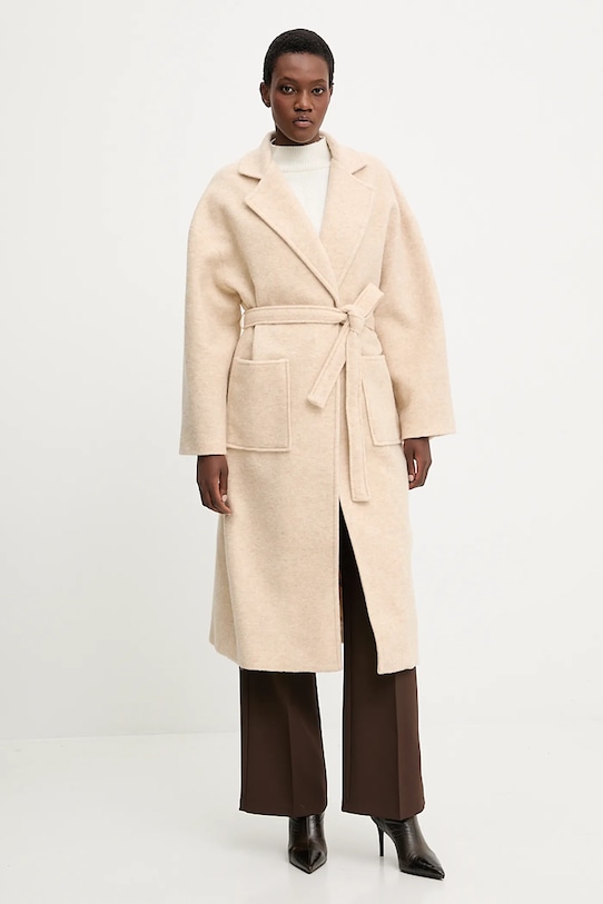 Пальто с шерстью Answear.Lab, бежевый
Пальто с шерстью Answear.Lab, бежевый