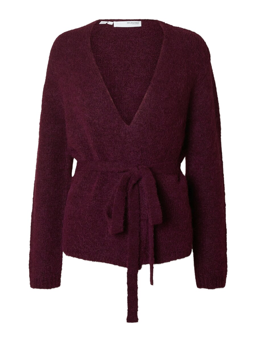 Вязаный кардиган SELECTED SLFGABELLA, баклажановый
Вязаный кардиган SELECTED SLFGABELLA, баклажановый