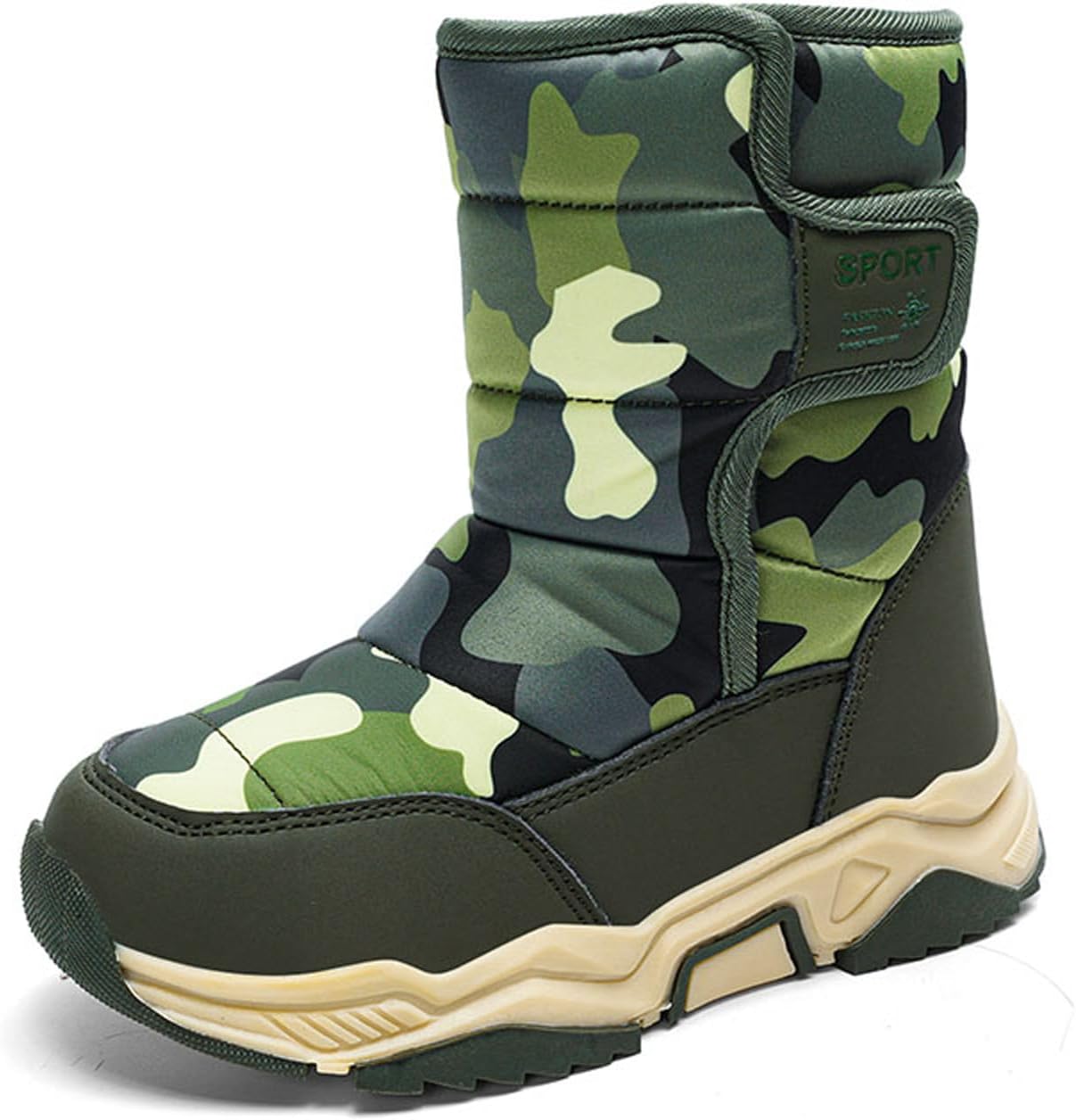 Зимние детские ботинки для мальчиков и девочек, водоотталкивающие ботинки на снег, нескользящие ботинки на платформе с липучкой BIUHFN, Green
Зимние детские ботинки для мальчиков и девочек, водоотталкивающие ботинки на снег, нескользящие ботинки на платформе с липучкой BIUHFN, Green