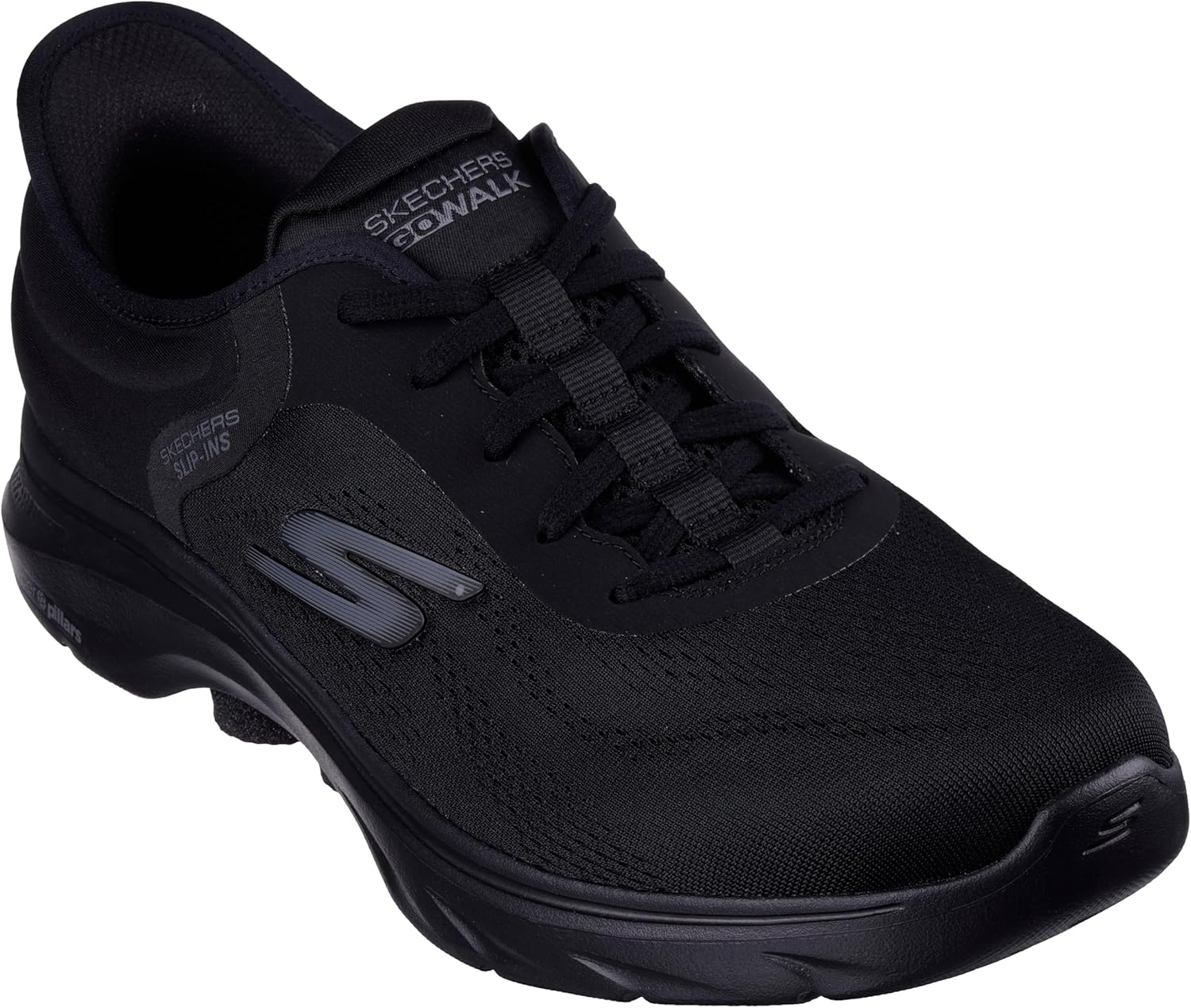 Мужские слипоны Skechers Hands Free Go Walk 7 - Valin, черный
Мужские слипоны Skechers Hands Free Go Walk 7 - Valin, черный