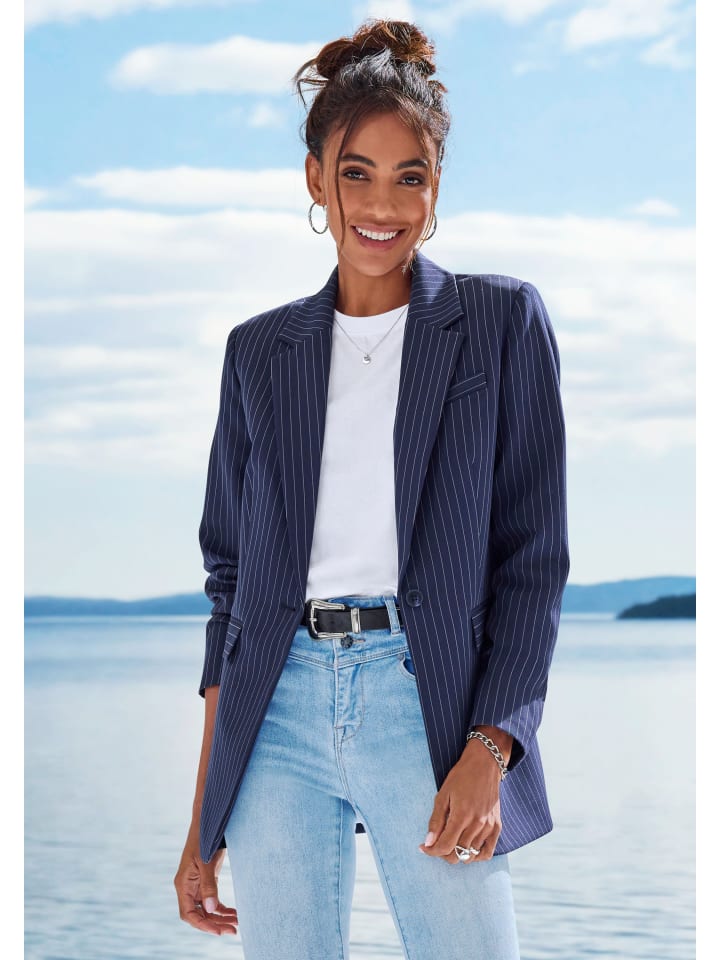 Блейзер LASCANA, цвет marine-creme gestreift
Блейзер LASCANA, цвет marine-creme gestreift