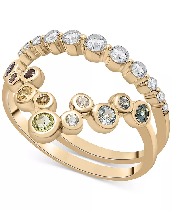 Комплект из 2 колец-оправ с драгоценными камнями (3/4 карата) из стерлингового серебра с покрытием из 14-каратного золота Macy'S, gold
Комплект из 2 колец-оправ с драгоценными камнями (3/4 карата) из стерлингового серебра с покрытием из 14-каратного золота Macy'S, gold