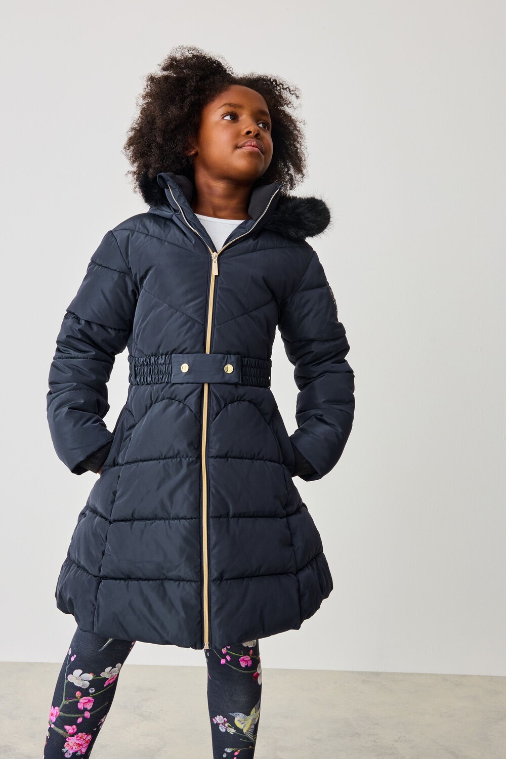 Водонепроницаемое утепленное пальто юбка с поясом Baker By Ted Baker, синий
Водонепроницаемое утепленное пальто юбка с поясом Baker By Ted Baker, синий