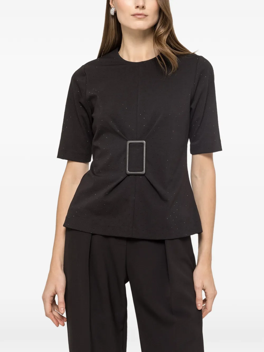 Декорированный топ Nissa, черный
Декорированный топ Nissa, черный