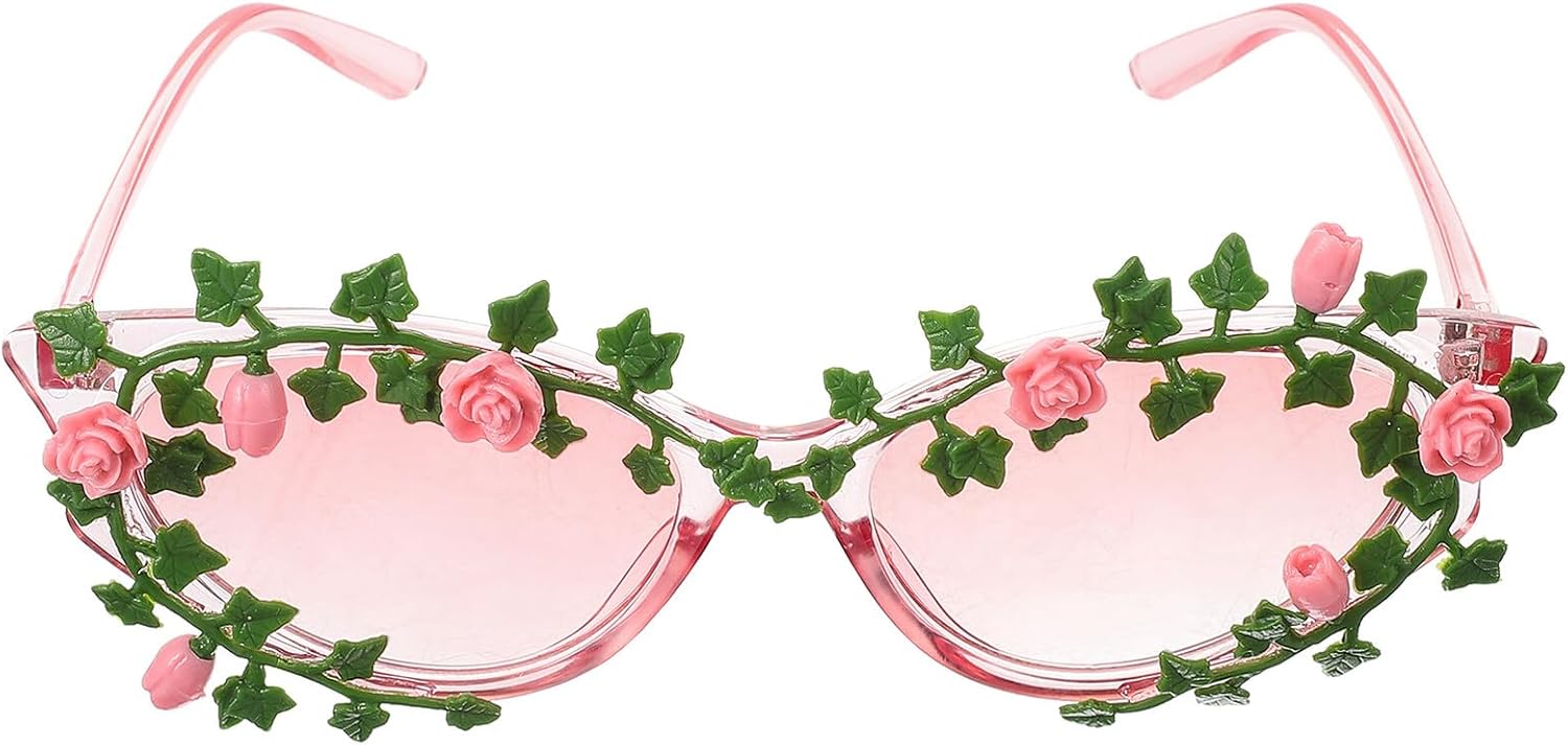 Солнцезащитные очки POPETPOP с цветочным узором и оправой в виде розы для женщин, ретро-очки для вечеринок, модные аксессуары для пляжа и танцевальных фестивалей с цветочным декором, Multi
Солнцезащитные очки POPETPOP с цветочным узором и оправой в виде розы для женщин, ретро-очки для вечеринок, модные аксессуары для пляжа и танцевальных фестивалей с цветочным декором, Multi