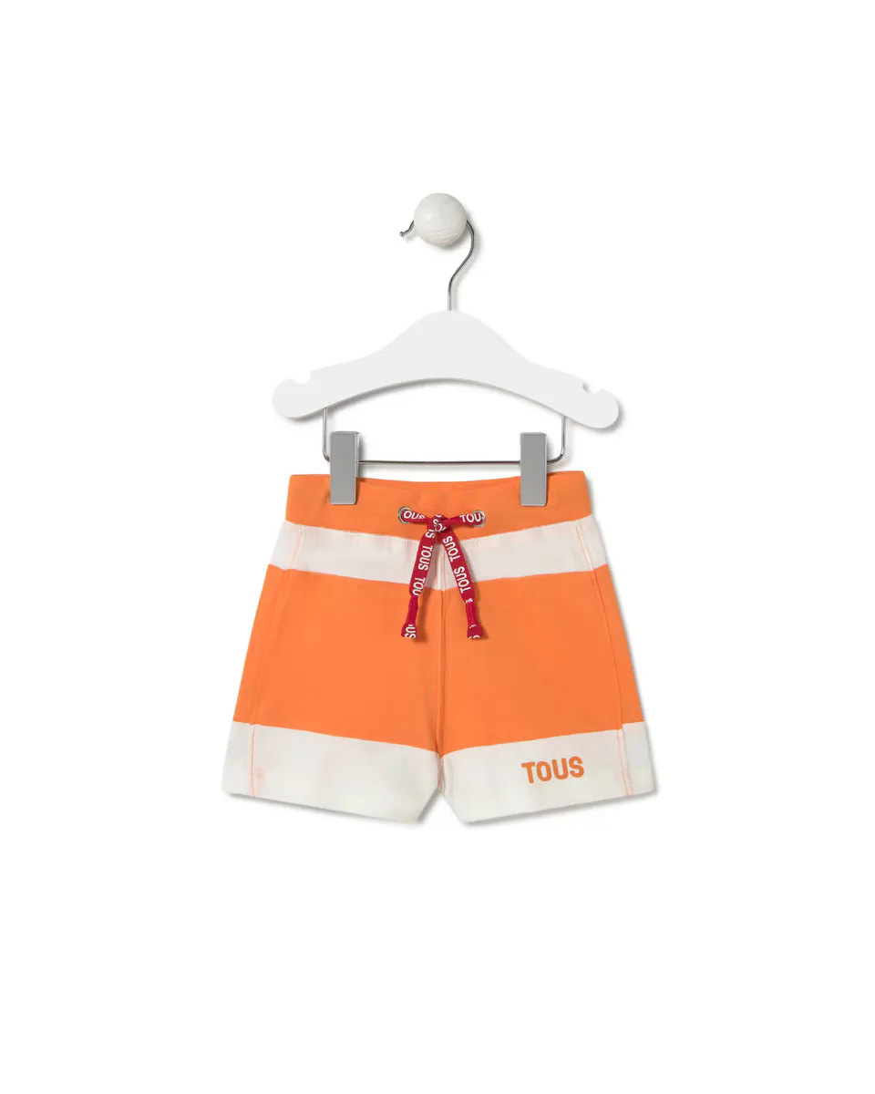 Хлопковые шорты-бермуды для мальчика с толстыми полосками Tous, оранжевый
Хлопковые шорты-бермуды для мальчика с толстыми полосками Tous, оранжевый