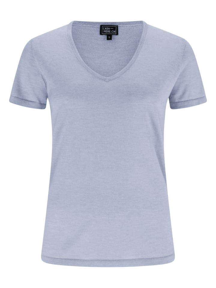 Футболка с V-образным вырезом небесно-голубого цвета CASH-MERE.CH, Синий, Футболка с V-образным вырезом небесно-голубого цвета CASH-MERE.CH
Футболка с V-образным вырезом небесно-голубого цвета CASH-MERE.CH, Синий, Футболка с V-образным вырезом небесно-голубого цвета CASH-MERE.CH