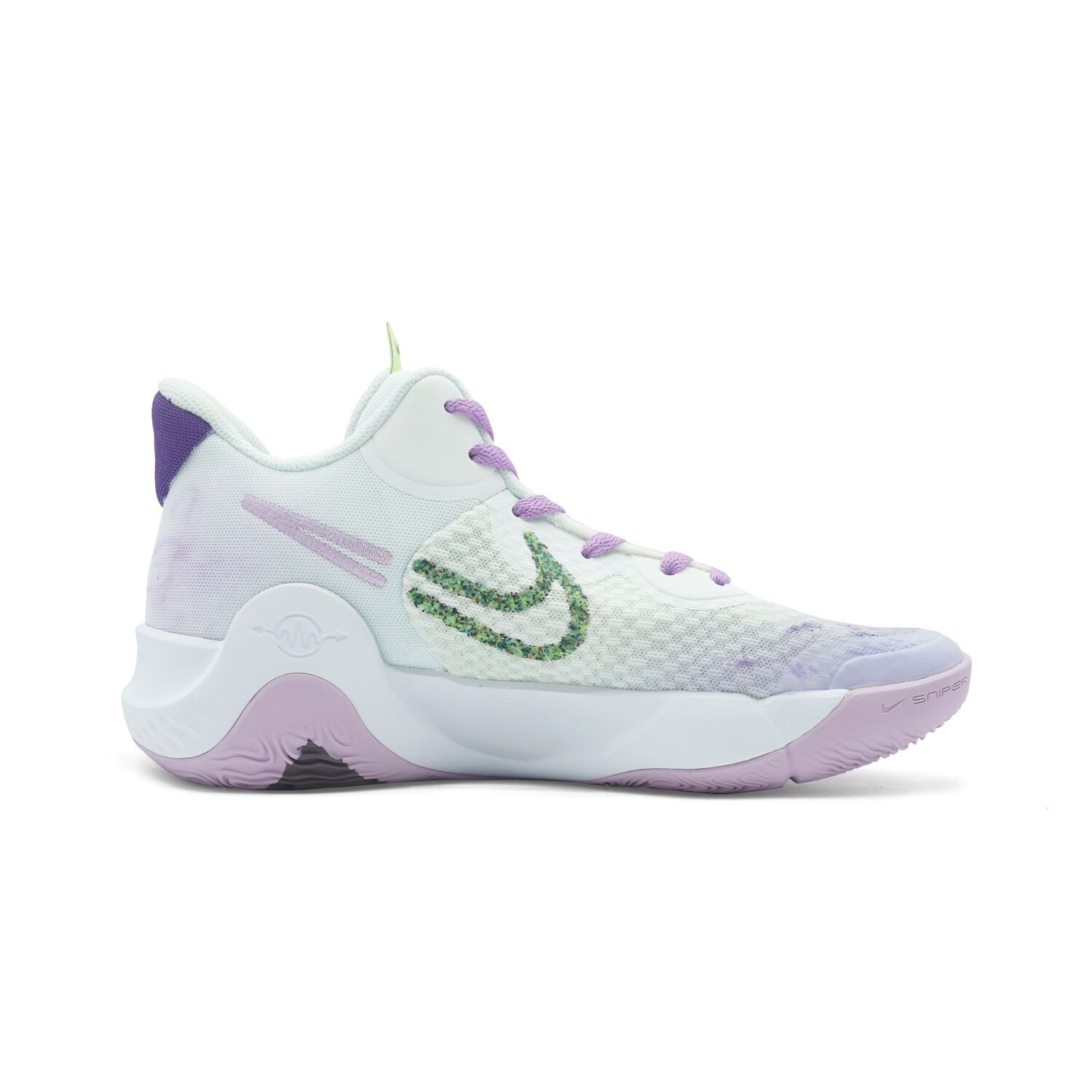 Кроссовки Nike KD Trey 5 IX Vintage Basketball Shoes Unisex Mid-top White/Green/Purple, цвет Light Lavender 
Кроссовки Nike KD Trey 5 IX Vintage Basketball Shoes Unisex Mid-top White/Green/Purple, цвет Light Lavender