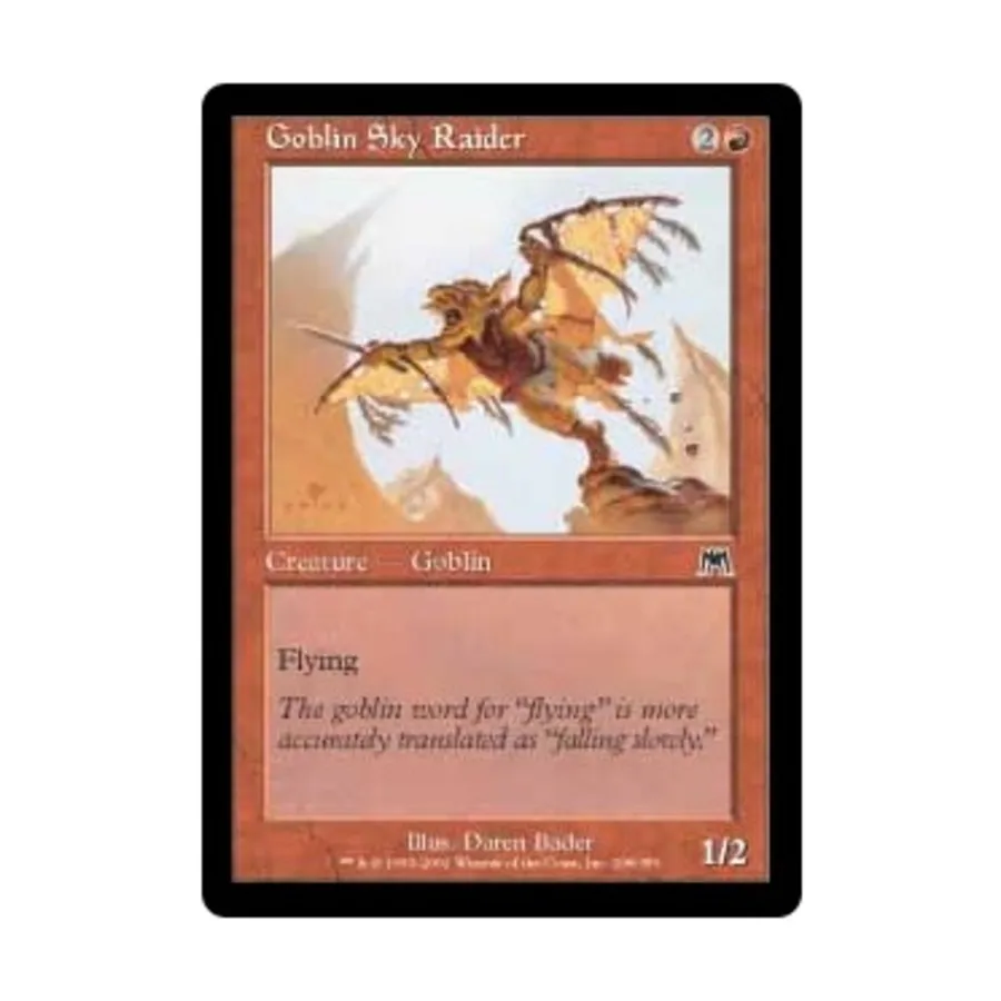 CCG Гоблин Небесный Рейдер (клавиша C), MTG - Onslaught
CCG Гоблин Небесный Рейдер (клавиша C), MTG - Onslaught