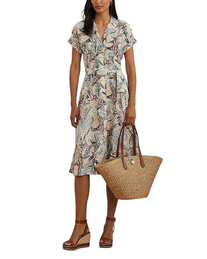 Принтованный креповый рубашечный сарафан с поясом Camp Ralph Lauren, мультиколор
Принтованный креповый рубашечный сарафан с поясом Camp Ralph Lauren, мультиколор