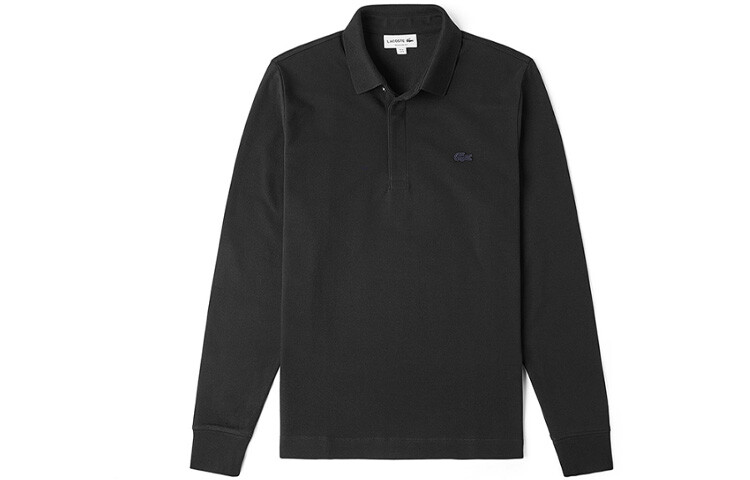 Мужская рубашка-поло LACOSTE, цвет Black 
Мужская рубашка-поло LACOSTE, цвет Black