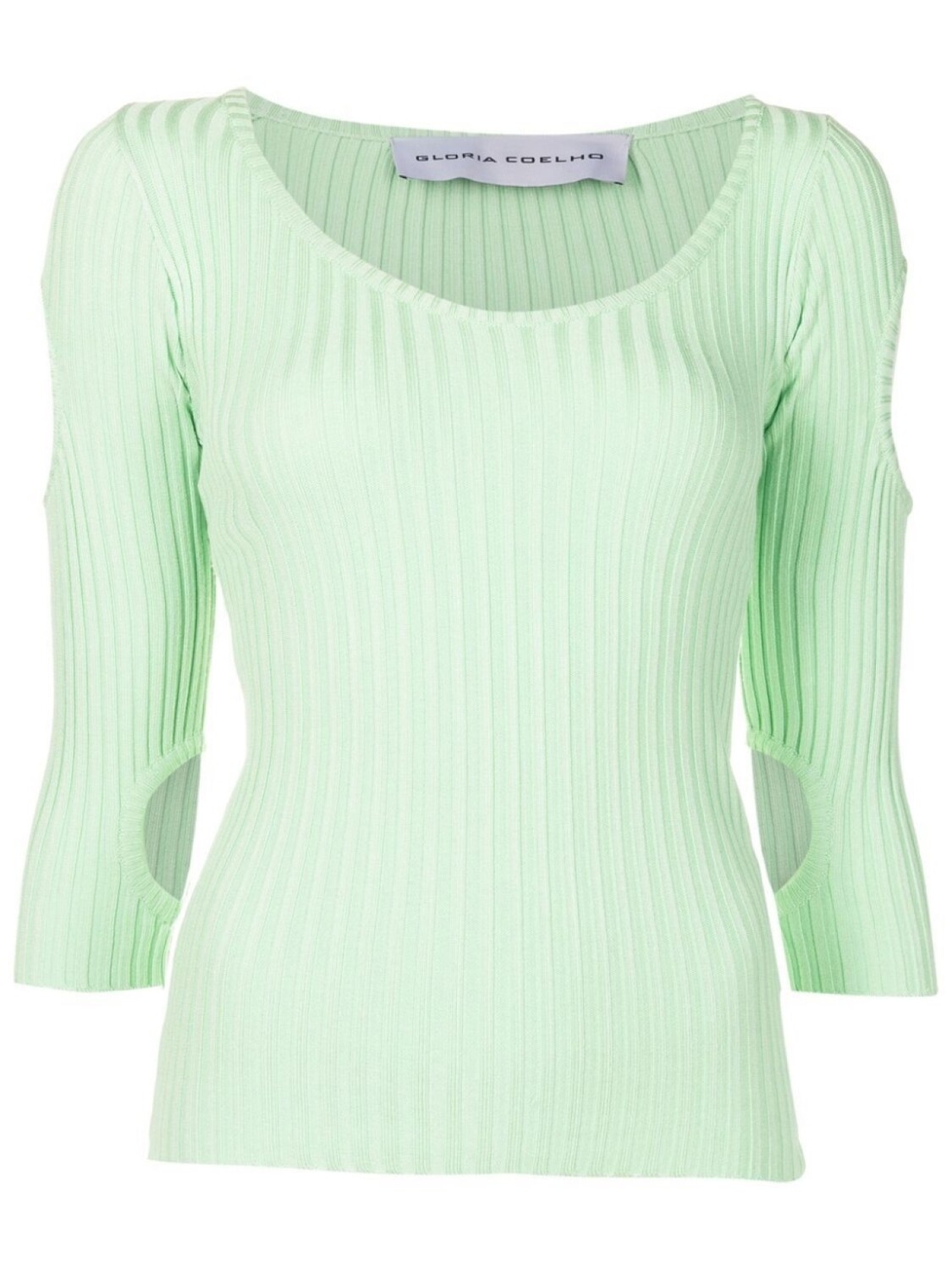 Топ с рукавами три четверти и вырезами Gloria Coelho, зеленый
Топ с рукавами три четверти и вырезами Gloria Coelho, зеленый