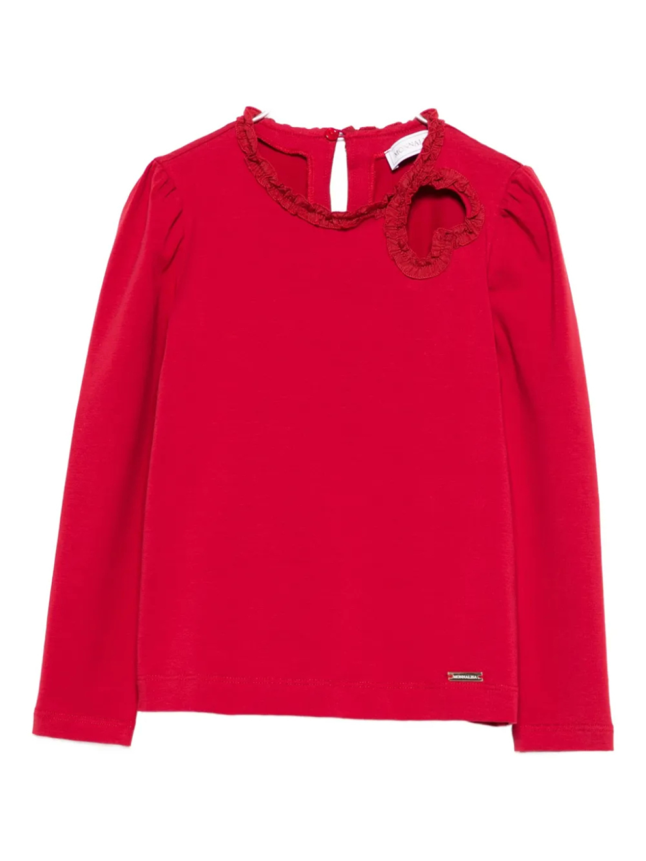 Топ Monnalisa с оборками и сердечками, красный
Топ Monnalisa с оборками и сердечками, красный