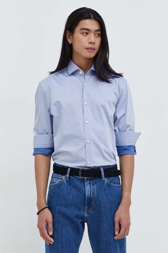 Хлопчатобумажная рубашка Hugo, синий
Хлопчатобумажная рубашка Hugo, синий