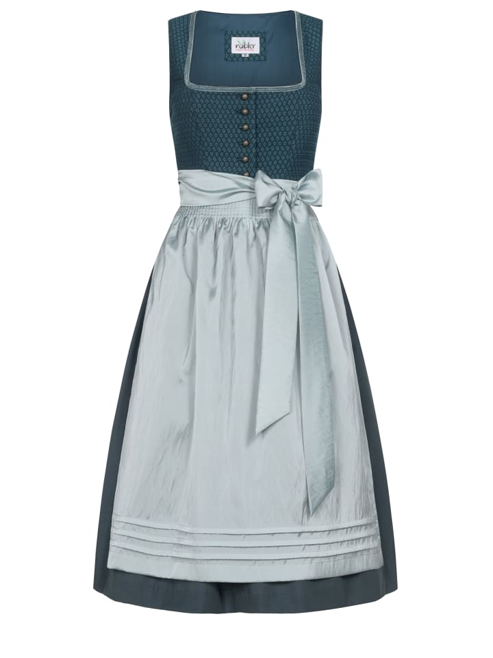 Nübler Midi Dirndl Gudrun in Petrol
Nübler Midi Dirndl Gudrun in Petrol