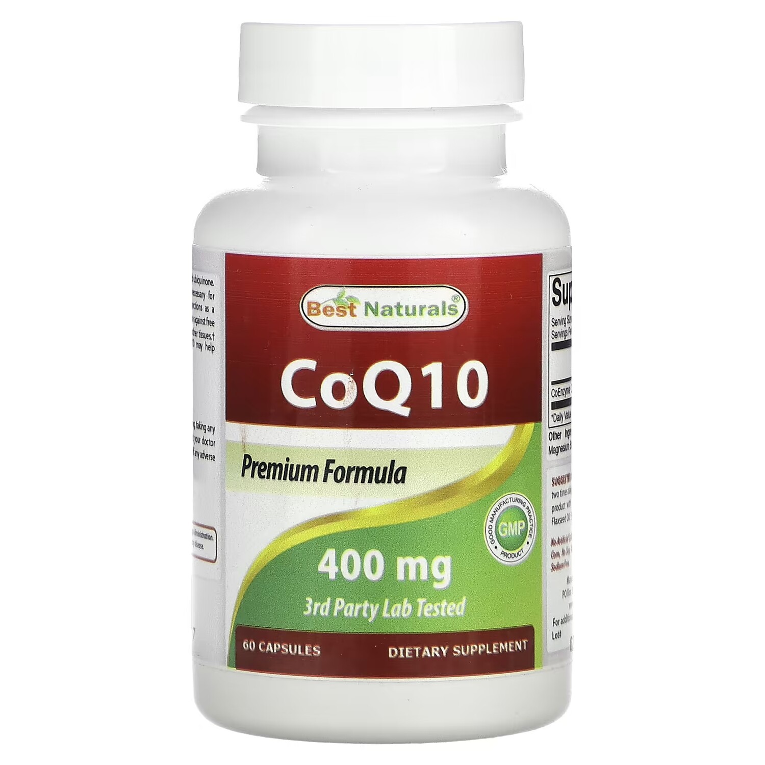 Best Naturals CoQ10 400 мг 60 капсул
Best Naturals CoQ10 400 мг 60 капсул