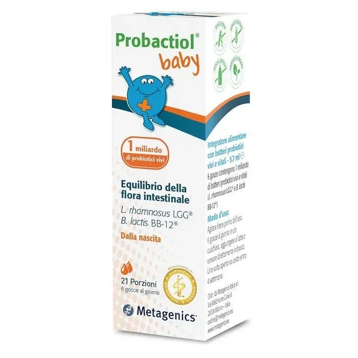 Probactiol Baby Drops 21 порция 5 мл Пробиотики для детей
Probactiol Baby Drops 21 порция 5 мл Пробиотики для детей