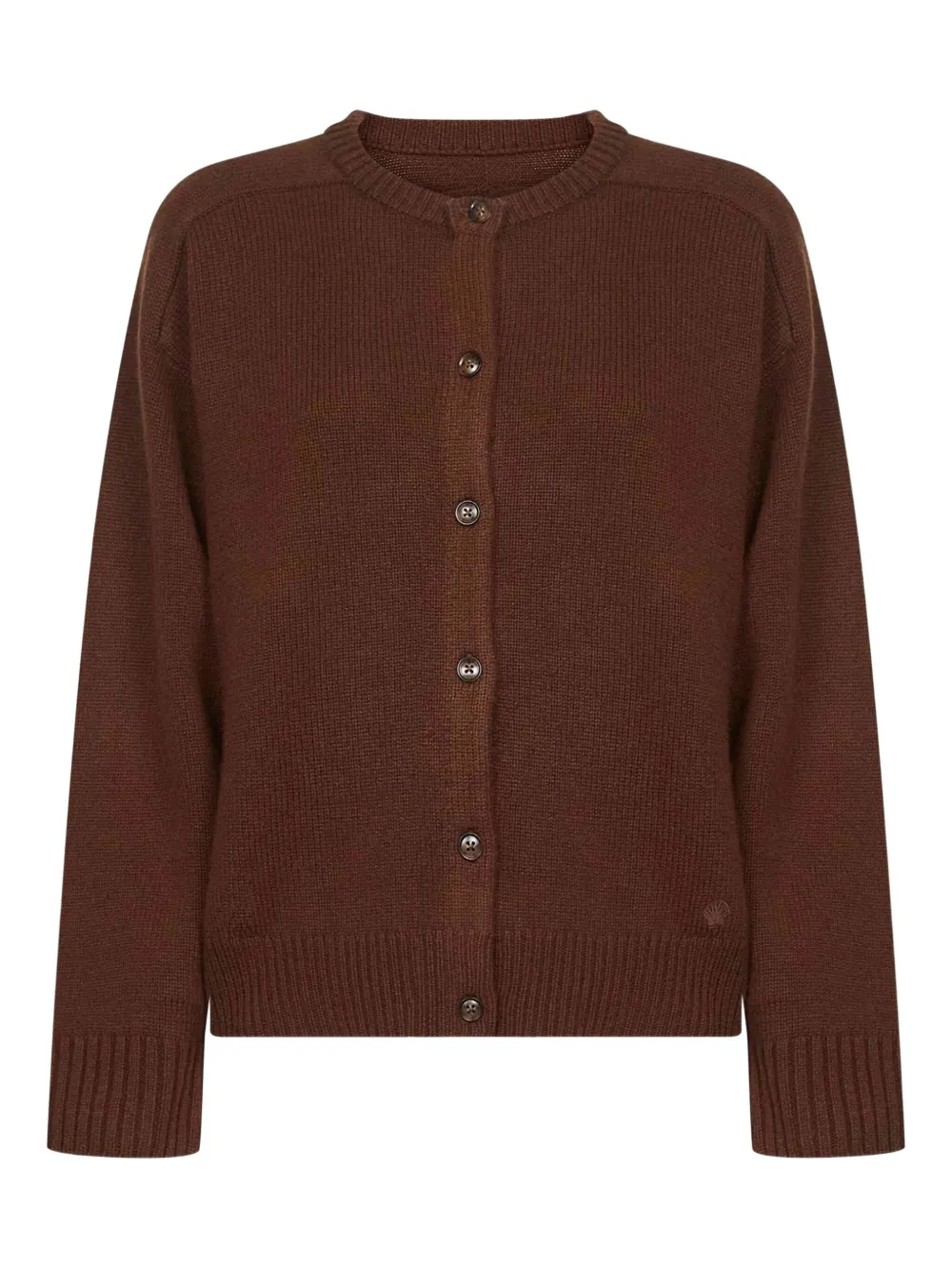 Кардиган с пуговицами спереди LouLou de Saison, коричневый
Кардиган с пуговицами спереди LouLou de Saison, коричневый