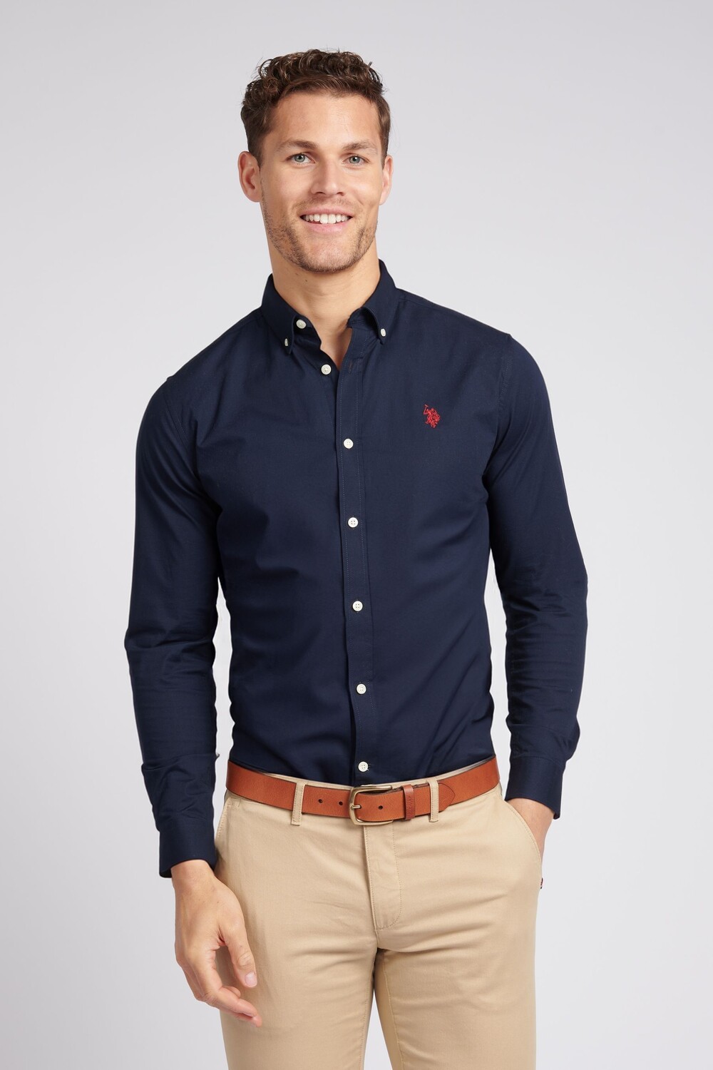 Мужская рубашка из поплина стрейч U.S. Polo Assn, синий
Мужская рубашка из поплина стрейч U.S. Polo Assn, синий