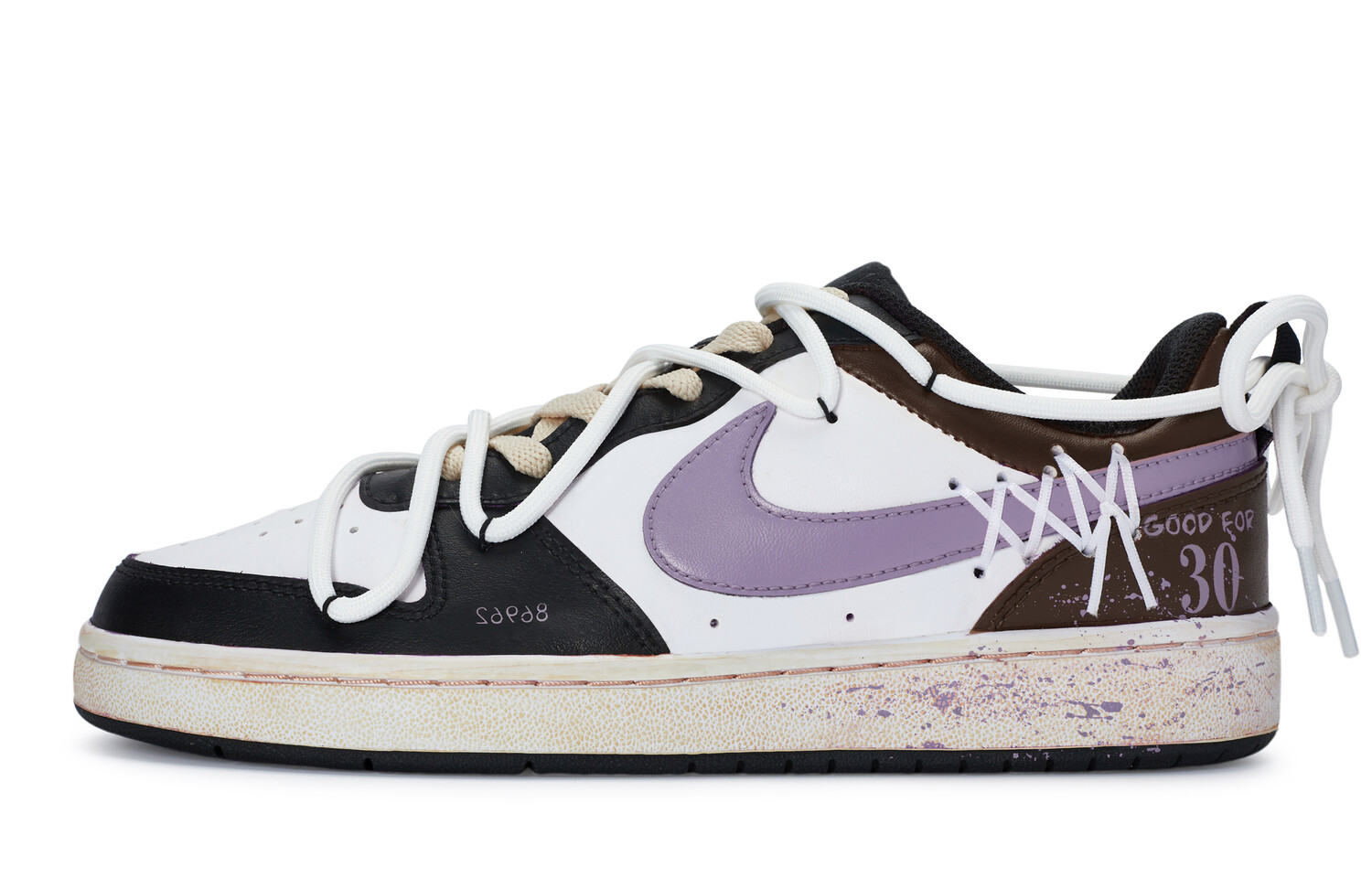 Женские кроссовки для скейтбординга Nike Court Borough Low, Black, white, purple-brown
Женские кроссовки для скейтбординга Nike Court Borough Low, Black, white, purple-brown