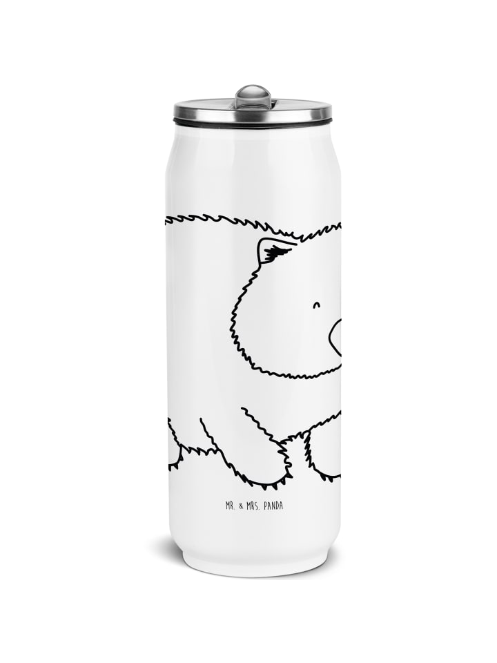Mr. & Mrs. Panda Бутылка для воды с изображением вомбата без надписи, белого цвета
Mr. & Mrs. Panda Бутылка для воды с изображением вомбата без надписи, белого цвета