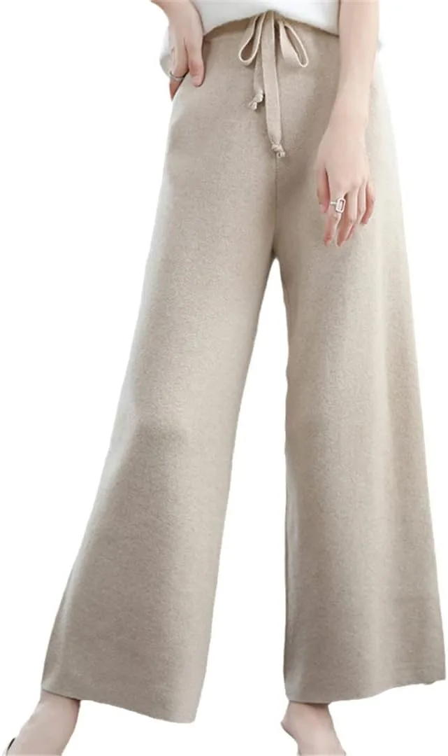 Wvapzxx женские брюки широкого кроя из 100% кашемира
Wvapzxx женские брюки широкого кроя из 100% кашемира