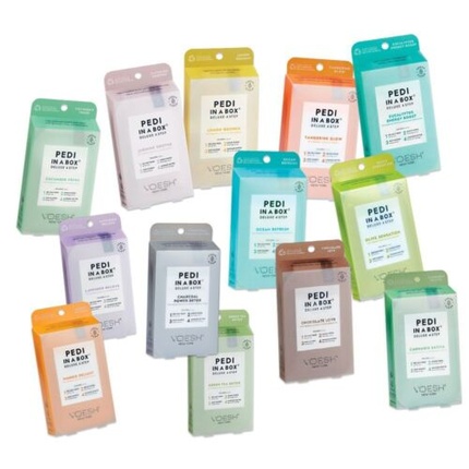 Набор для педикюра Voesh Spa Set 4-в-1: соль, скраб, маска, массажный лосьон Voesh New York
Набор для педикюра Voesh Spa Set 4-в-1: соль, скраб, маска, массажный лосьон Voesh New York