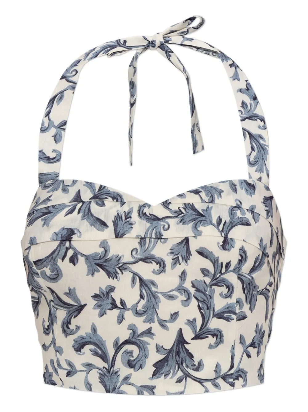 Топ Rue с вырезом халтер и принтом Posse, белый
Топ Rue с вырезом халтер и принтом Posse, белый