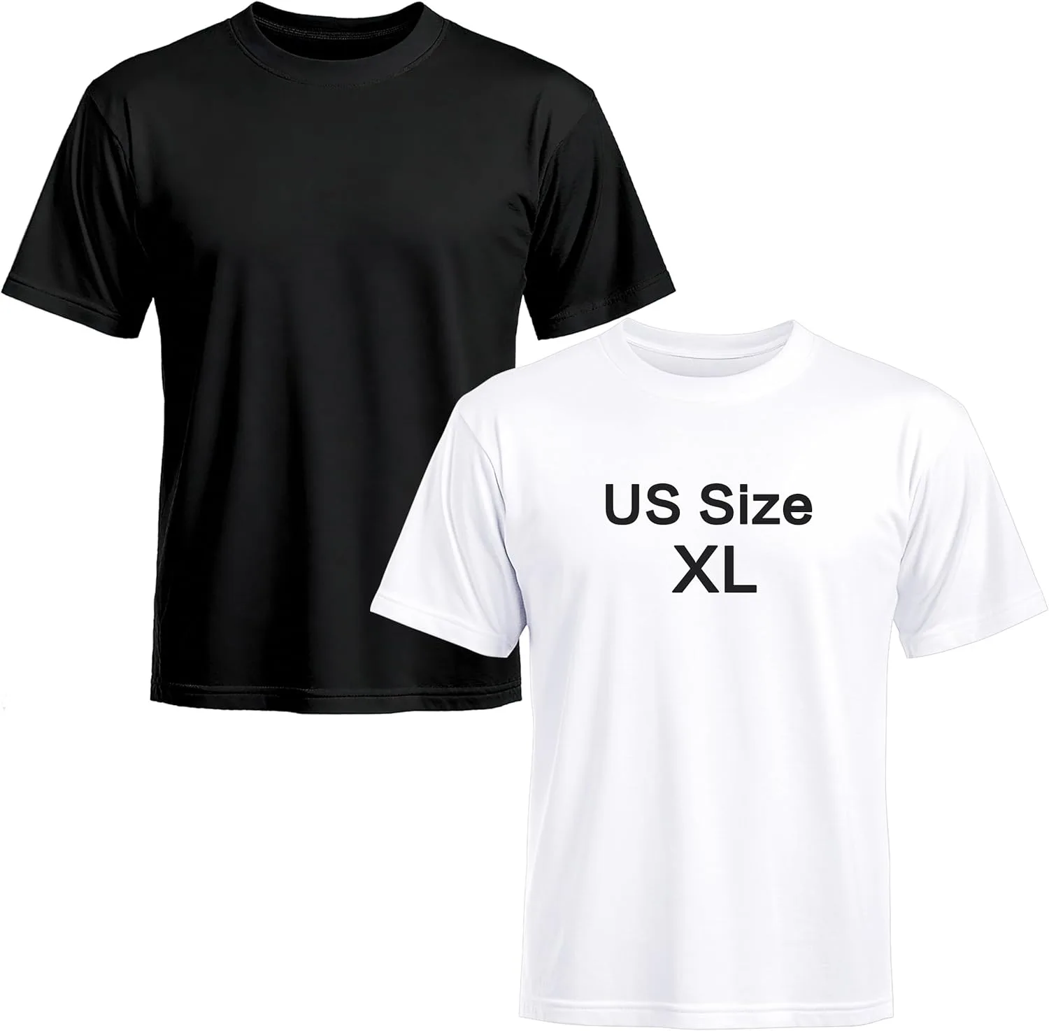 Joyclub 2 Pack черные и белые футболки Unisex из полиэстера для сублимации, Crew Neck, короткий рукав
Joyclub 2 Pack черные и белые футболки Unisex из полиэстера для сублимации, Crew Neck, короткий рукав