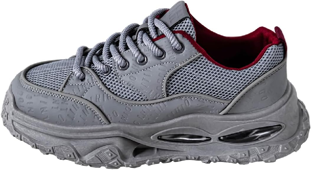 Кроссовки Lexamen Mens низкие, с нескользящей подошвой, круглый носок, повседневные, массивные, сетчатые, дышащие, разноцветные, на шнуровке, с платформой, для спортзала
Кроссовки Lexamen Mens низкие, с нескользящей подошвой, круглый носок, повседневные, массивные, сетчатые, дышащие, разноцветные, на шнуровке, с платформой, для спортзала