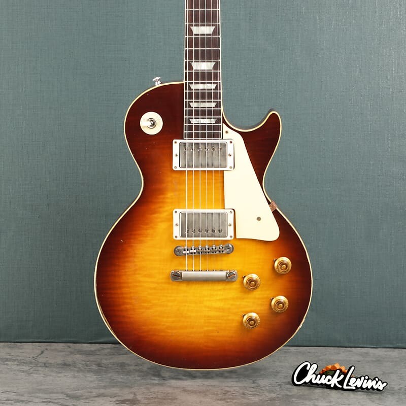 Электрогитара Gibson Murphy Lab 1958 Les Paul Standard - Ultra Heavy Aged Royal Tea Burst - CHUCKSCLUSIVE - #821571
Электрогитара Gibson Murphy Lab 1958 Les Paul Standard - Ultra Heavy Aged Royal Tea Burst - CHUCKSCLUSIVE - #821571