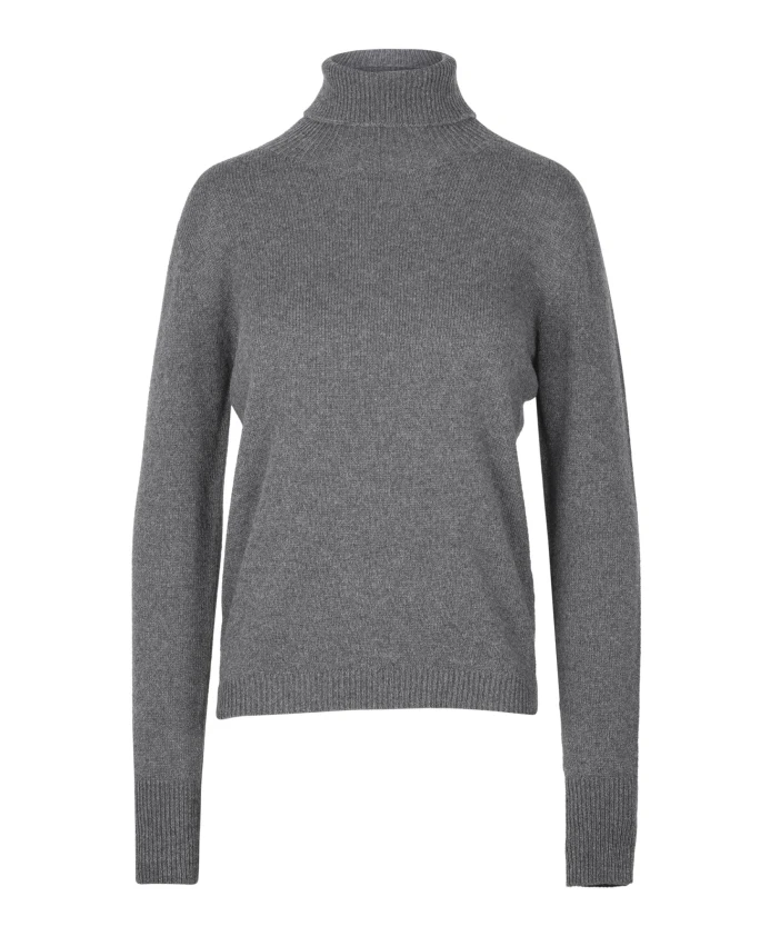 Кашемировый свитер с высоким воротником Jucca, серый
Кашемировый свитер с высоким воротником Jucca, серый