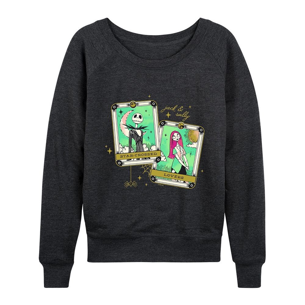 Женский легкий свитшот из френч-терри «Кошмар Диснея перед Рождеством» «Джек и Салли» со звездами влюблённых Disney, цвет Heather Charcoal
Женский легкий свитшот из френч-терри «Кошмар Диснея перед Рождеством» «Джек и Салли» со звездами влюблённых Disney, цвет Heather Charcoal