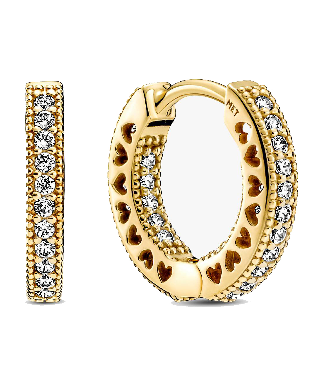 Серьги Pandora Pavé Heart, золото
Серьги Pandora Pavé Heart, золото