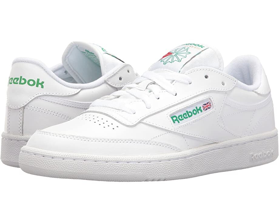 Мужские кроссовки Reebok Club C 85 Lifestyle, бело-зеленый, Зеленый;серый, Мужские кроссовки Reebok Club C 85 Lifestyle, бело-зеленый 
Мужские кроссовки Reebok Club C 85 Lifestyle, бело-зеленый, Зеленый;серый, Мужские кроссовки Reebok Club C 85 Lifestyle, бело-зеленый