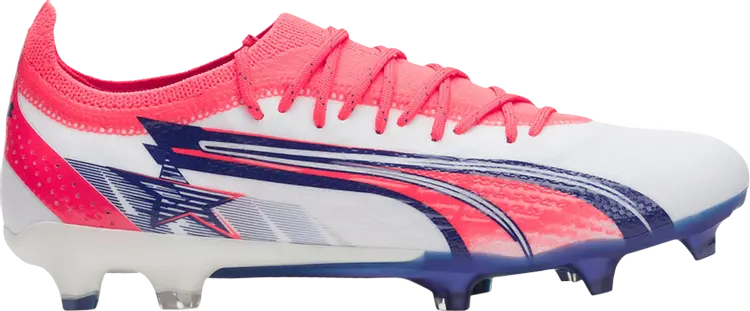 Бутсы Puma Christian Pulisic x Ultra Ultimate FG AG White Blazing Blue, розовый
Бутсы Puma Christian Pulisic x Ultra Ultimate FG AG White Blazing Blue, розовый
